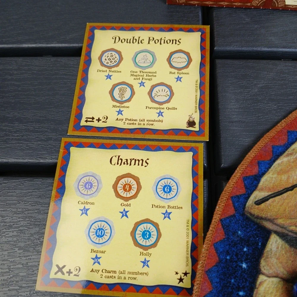 Vintage Harry Potter Casting Stones Starter Game Mattel‎ Collectibles Vtg ZB